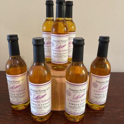 Sonoma Syrup Co No. 3 Lavender Infused Simple Syrup – 7 Bottles