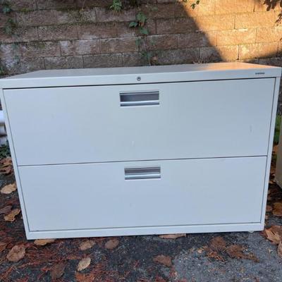 HON Putty Lateral File Cabinet #2 – 2 Drawers
