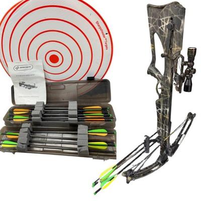 Barnett Crossbow with Arrows, Scope and Targets ($250-400)