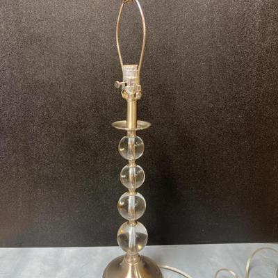 MCM Stacked Glass Ball Brass Lamp