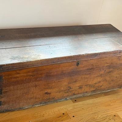 Antique Wooden Trunk