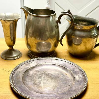 (4) Mixed Metal Pieces 