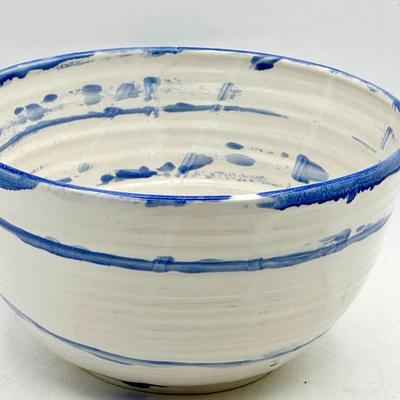 Signed Ceramic Berry Bowl