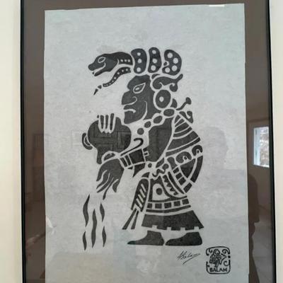 1970s IxChel Mayan Moon Goddess of Fertility & Death — Print