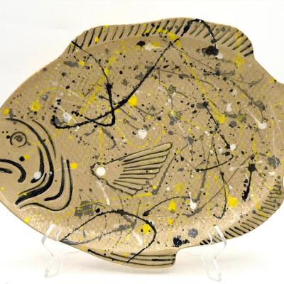 Campbell Signed Fish Platter