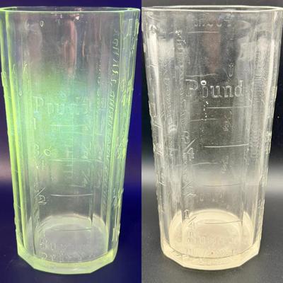 Umpire Glass Co. No. 1 Embossed Measuring Jar – Pittsburgh