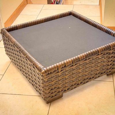 Square Patio Seat / Bench / Footrest