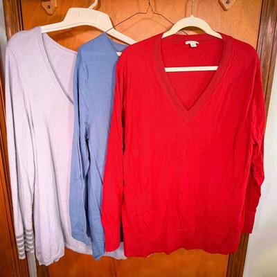 (3) Women’s Sweaters – Wool / Cashmere & Merino – Size XL