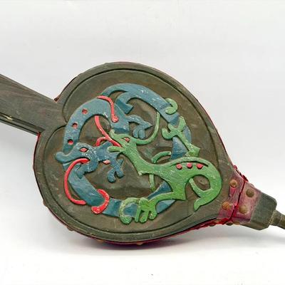 Handmade & Signed Fireplace Bellows