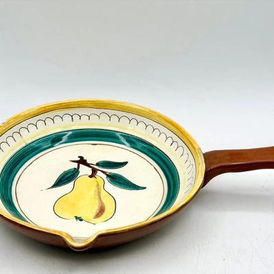 Signed Stangl Pear Pattern Open Skillet