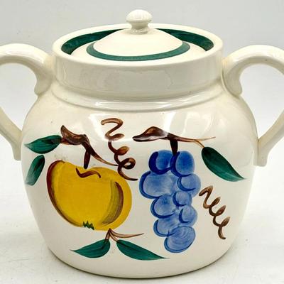 Stangl Pottery "Fruit" pattern bean pot 