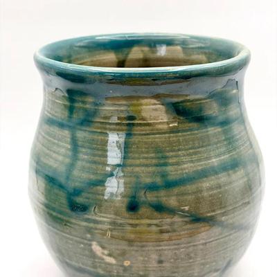 Studio Pottery Blue Glazed Vessel