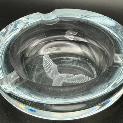 Signed Mid Century Bird Ashtray 