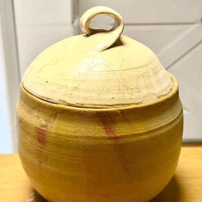 Lidded Ceramic Jar