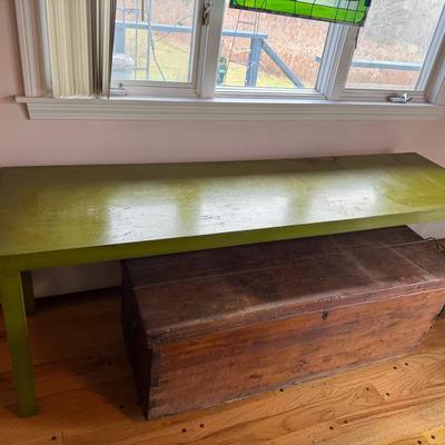 Green Console Table