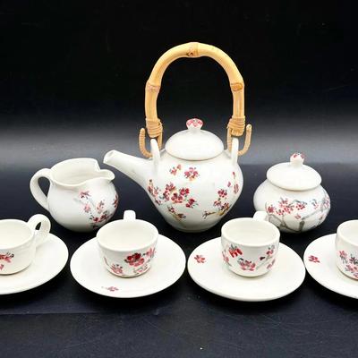Signed Cora Pucci Miniature Teaset