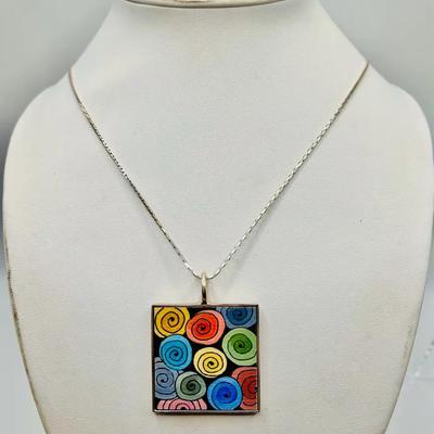 Sterling Silver Necklace Stamped 925 — Signed “Nell Mercier”