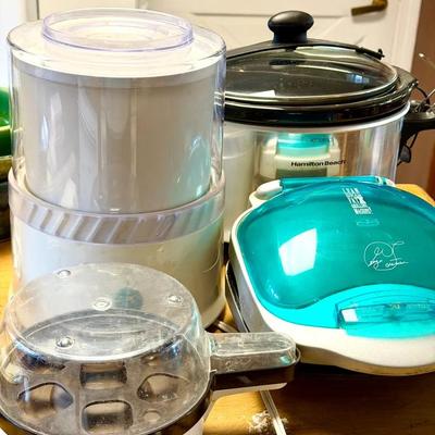 (4) Small Kitchen Appliances – Krups Ice Cream Maker, Krups Egg Cooker, Hamilton Beach Slow Cooker, 