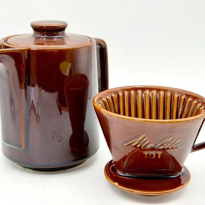 Melitta 101 ceramic coffee dripper & Pot