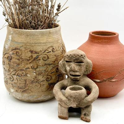 (3) Interesting Pottery Items 