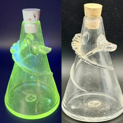 Signed Art Glass Cruet 