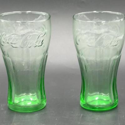 Vintage Libbey Coca-Cola Glass Pair 