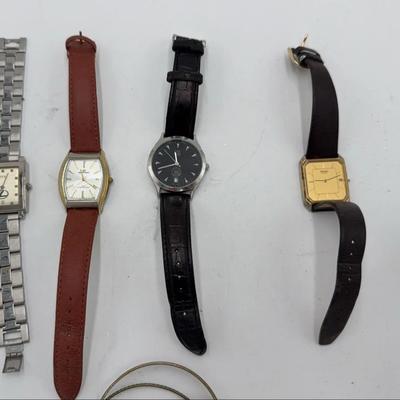 Assorted Men’s Watches & Bracelet Collection
