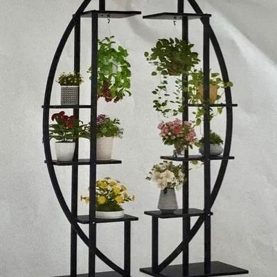 Arundhati 5-Tier Plant Stand - Black (NEW - In Box) 