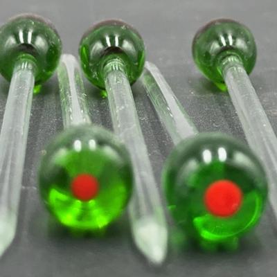 Vintage Martini Swizzle Sticks (Olive Appetizer Picks) - Qty 5