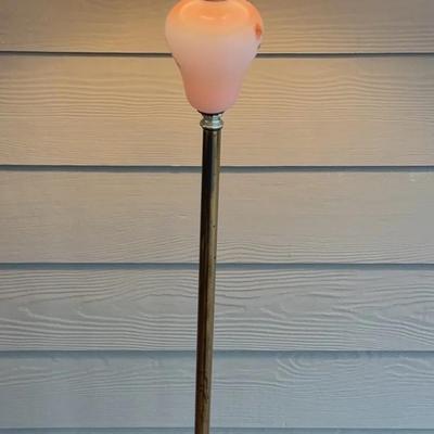 Antique Hurricane Floor Lamp 