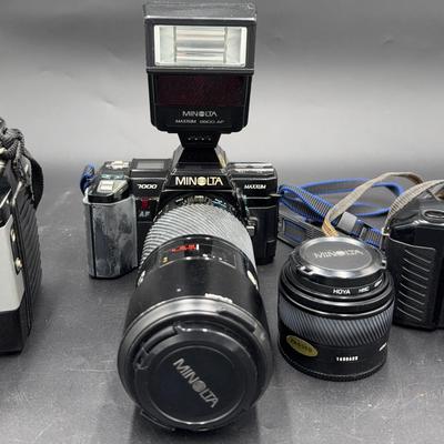 Minolta Maximum 7000 Camera + Canon & Extras 