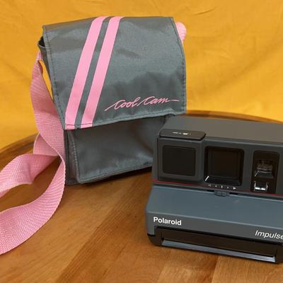 Vintage Polaroid Cool Cam 600 instant camera with original branded bag