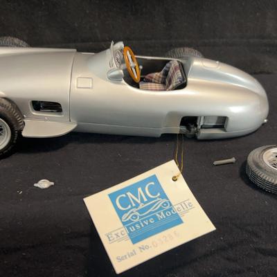 CMC Exclusive Modelle MB W196 1954 “Silverarrow” Diecast Race Car w/ Tag