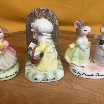 Vintage Avon Precious Moments ceramic figurines