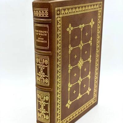  The Grapes of Wrath by John Steinbeck — Franklin Library Leatherbound Edition