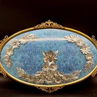 Vintage Metal/Foil Wall Art