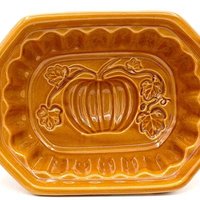 Crate & Barrel Ceramic Pumpkin Mold