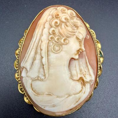 Vintage 1/20 12K Gold Cameo 