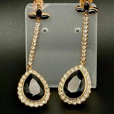 Signed Akkad Teardrop Earrings