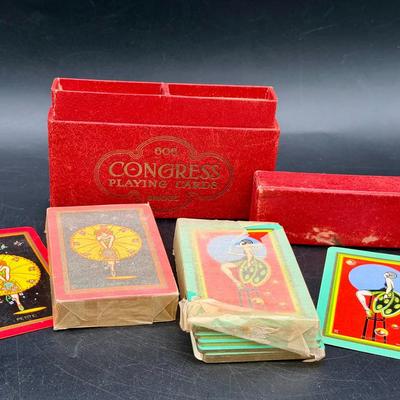 Vintage Congress Playing Cards