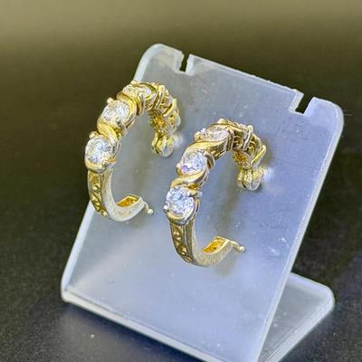 Sterling Silver Hoop Earrings 