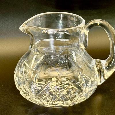 Small Crystal Pitcher 4”
