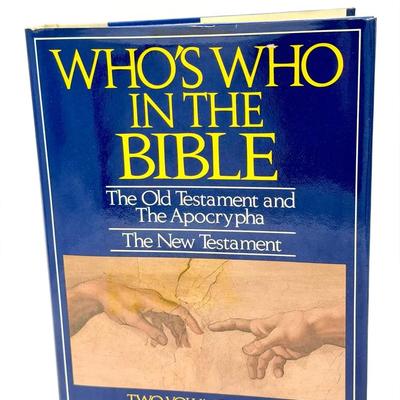 Who’s Who in the Bible – Old Testament, Apocrypha & New Testament (Two Volumes in One, Bonanza 1980)