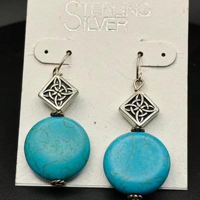 Sterling Silver & Turquoise Earrings