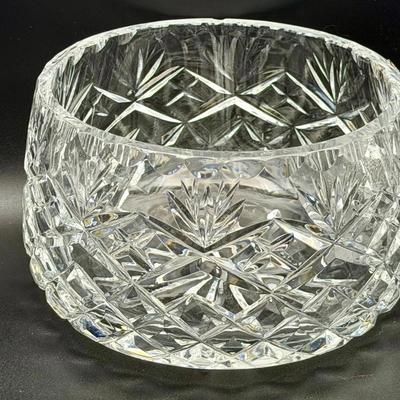 Stickered Crystal Clear Bowl Made In Poland