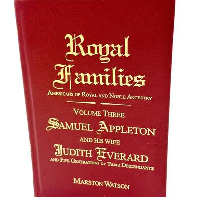 Royal Families: Americans of Royal & Noble Ancestry – Volume Three (Samuel Appleton & Judith Everard
