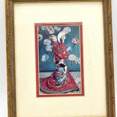 Claude Monet La Japonaise Print