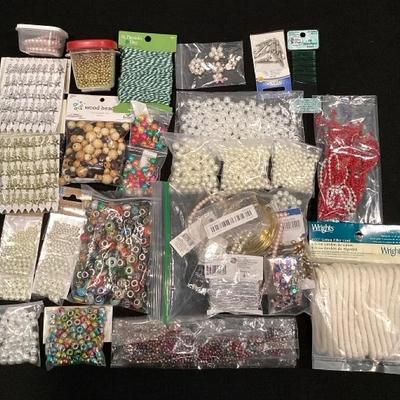 Jewelry-Making Bead & Craft Supply Lot