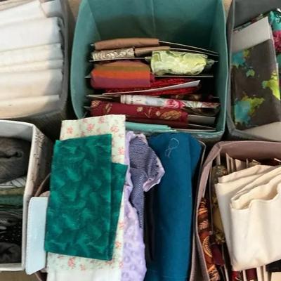 Large Assortment Of Fabric #2