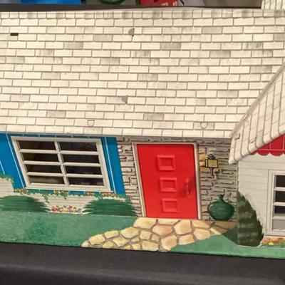 Metal Lithograph Dollhouse